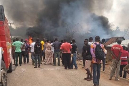 Ashanti Region: three feared dead after fuel tanker explosion at Onyinanufo; several people rendered homeless