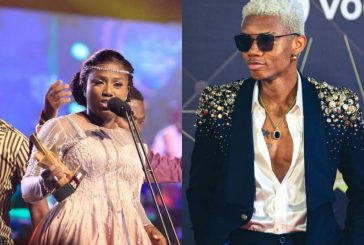 KiDi reacts to Diana Hamilton's victory as the Artiste of the Year at #VGMA22