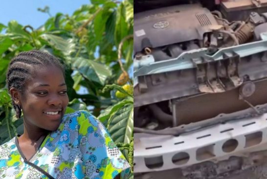 Ghana's TikTok Star, Asantewaa survives car accident