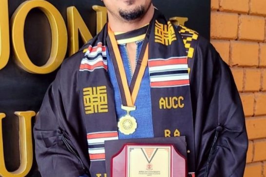 Ghanaian actor, Van Vicker graduates from AUCC; shares a touching story