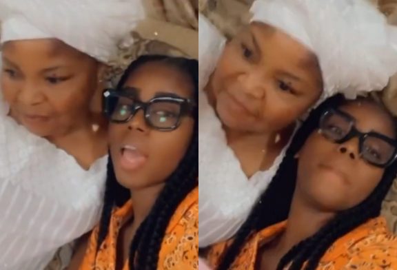 Video: MzVee's mum happily sings her 'Vanity' song