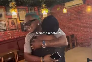 Nana Tonardo commiserates with Mzbel following her father's demise