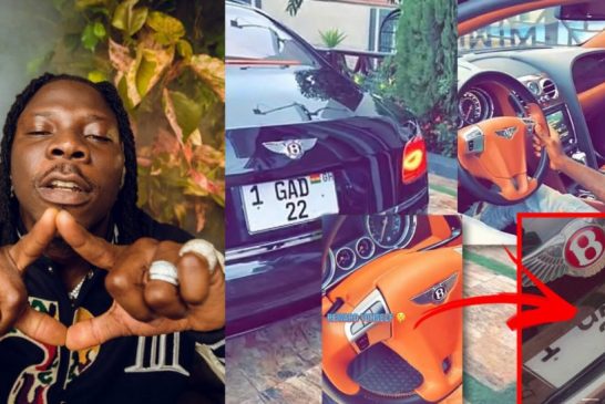 A video of Stonebwoy’s new Bentley pops up online