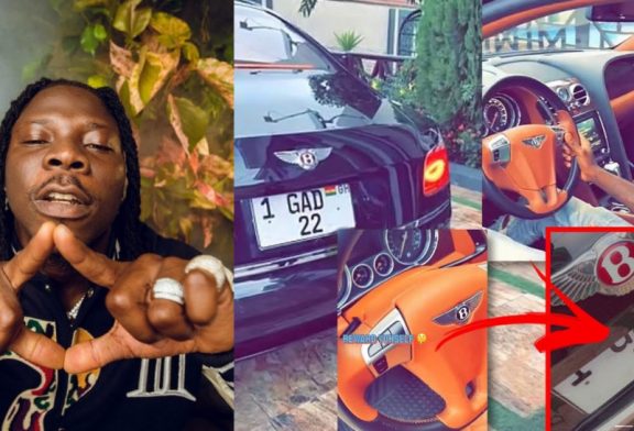 A video of Stonebwoy’s new Bentley pops up online