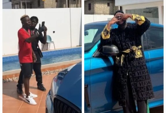 Medikal expresses gratitude to Shatta Wale after he gave him a BMW X6