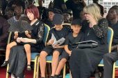 Christian Atsu funeral: A video of the sad moment his wife couldn’t read a tribute pops up