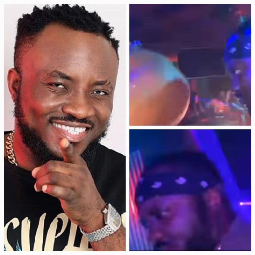 DKB captured heading a lady's buttocks at a nightclub