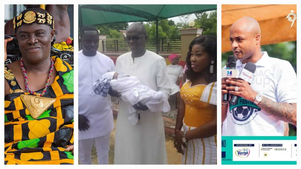 Baby named after Dede Ayew in Dormaa Ahenkro