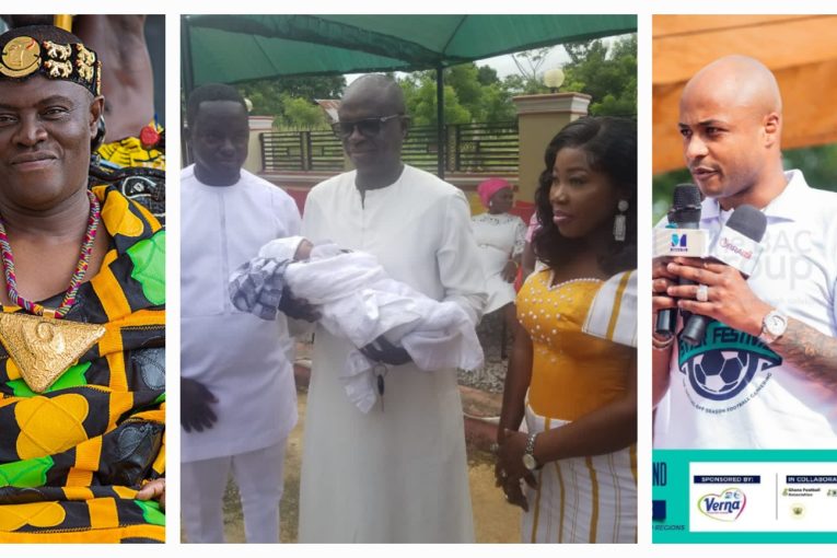 Baby named after Dede Ayew in Dormaa Ahenkro