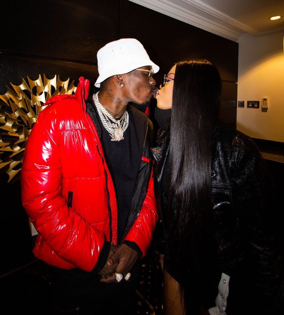 Shatta Wale and his new girlfriend, Maali