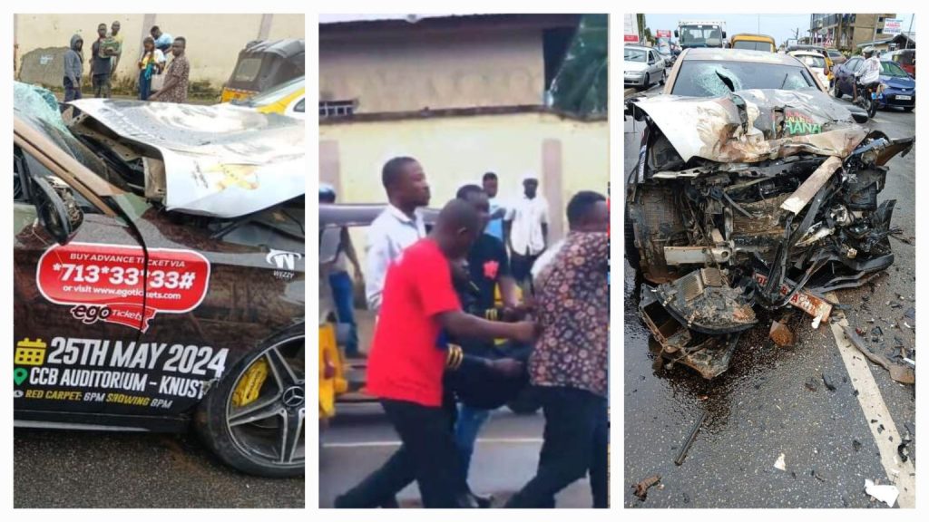 Lilwin car accident in Kumasi
