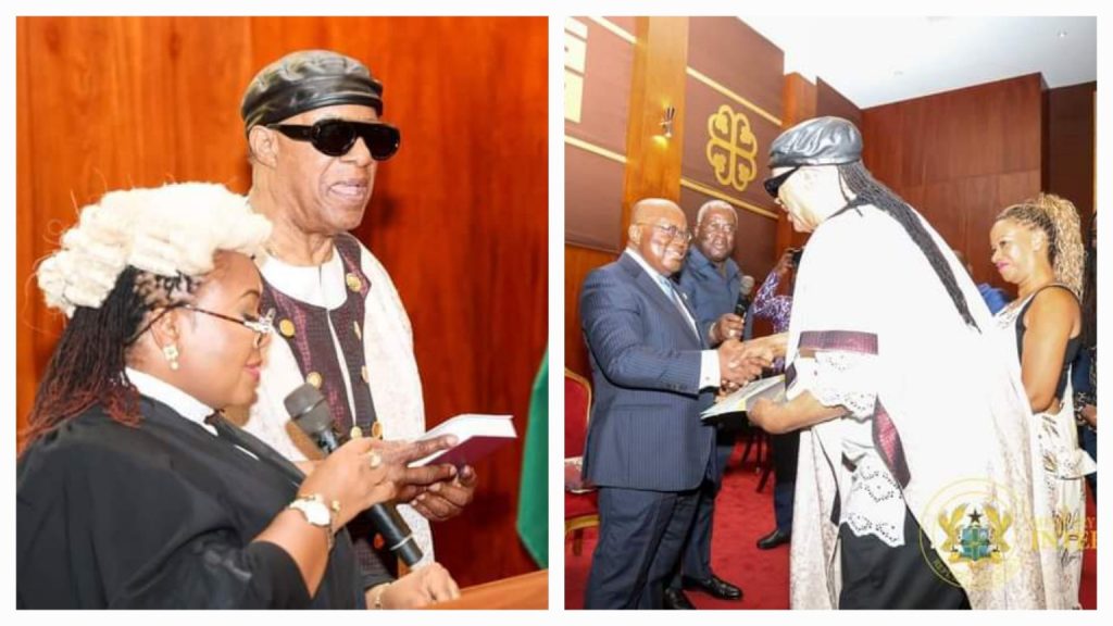 Stevie Wonder is now a Ghanaian
