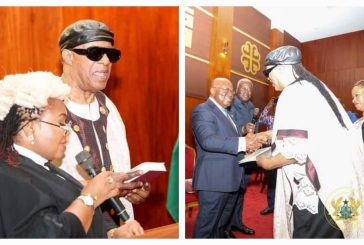 Stevie Wonder: American singer becomes a Ghanaian citizen after taking the oath of allegiance 